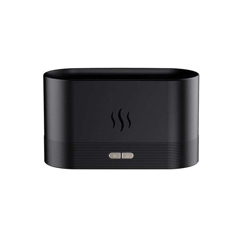 USB Simulation Flame Aroma Diffuser – 3D Flame Humidifier Atmosphere Light