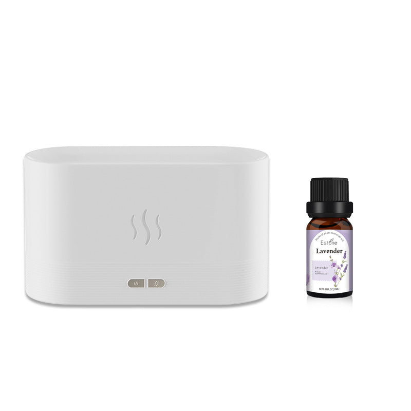 USB Simulation Flame Aroma Diffuser – 3D Flame Humidifier Atmosphere Light