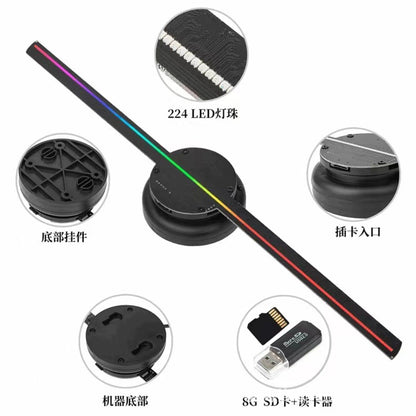 3D Stereoscopic Holographic Projector