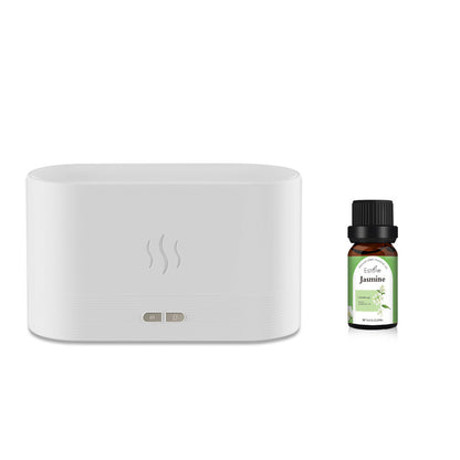 USB Simulation Flame Aroma Diffuser – 3D Flame Humidifier Atmosphere Light