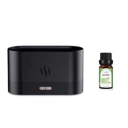 USB Simulation Flame Aroma Diffuser – 3D Flame Humidifier Atmosphere Light